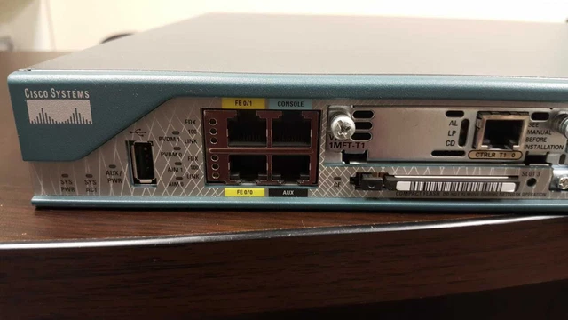 Cpe2801 Router CISCO2801 CISCO 2801 Router 1U router Cisco 2801 With FREE vwic-1mft-t1 ...
