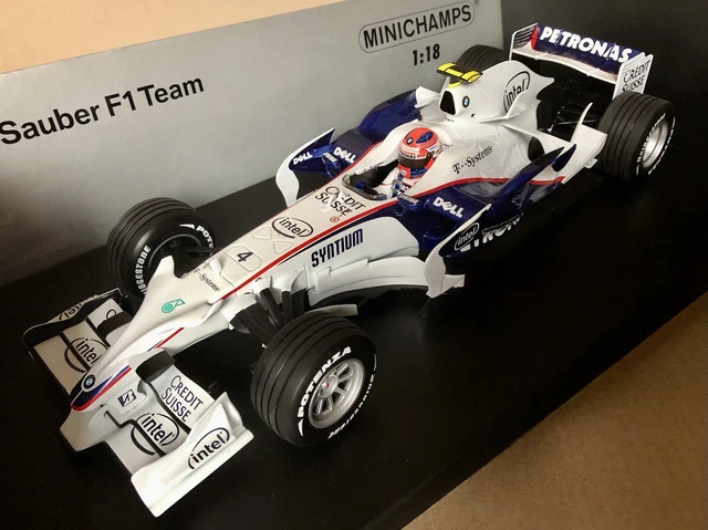 1:18 MINICHAMPS 2008 BMW Sauber F1.08 - Robert Kubica - VERY RARE