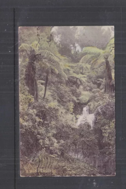 NEW SOUTH WALES, A BUSH CASCADE, 1906 ppc. 512, SEVEN HILLS to Queensland.