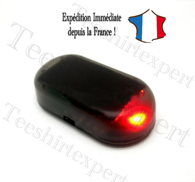 Alarme Factice Avec LED Rouge Clignotante - 3mm - Pour Dissuasion Auto/moto