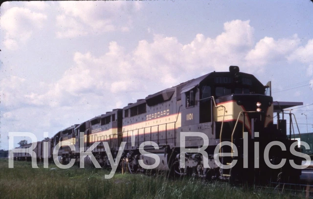 Duplicate Slide SAL #1101 EMD SDP-35 Palmland Seaboard Air Line Savannah GA 1966