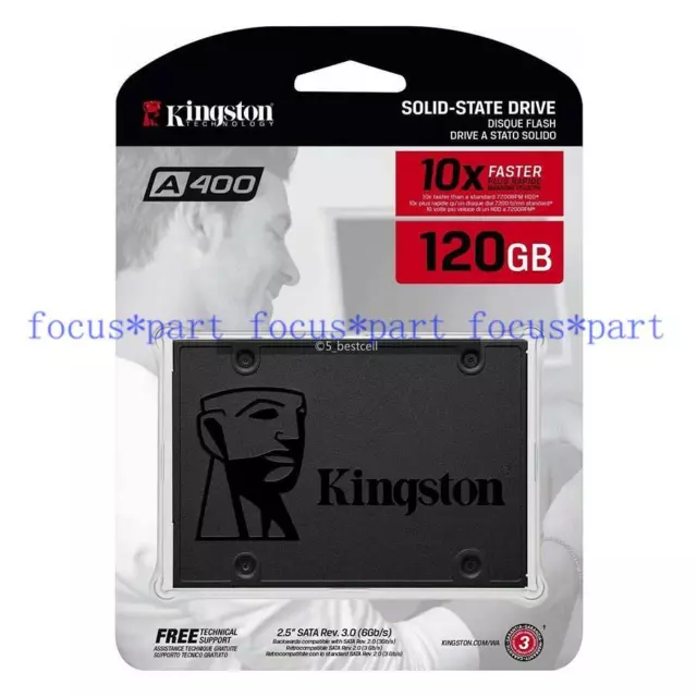 Kingston A400 120 GB 2.5" SATA III SSD Solid State Drive for Laptop / Desktop US