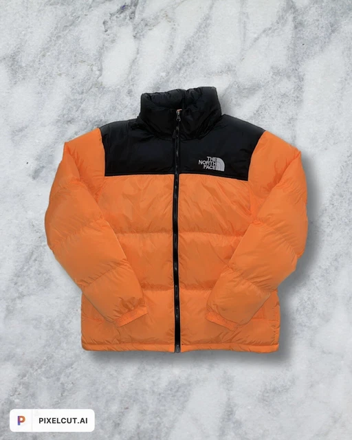 Men’s Orange 1996 North Face Nuptse 700 Puffer Jacket