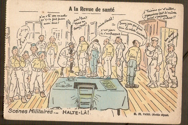 CPA Militaire 14-18 "Plus Haut Je Veux Voir La Tour Eiffel" Signé Gaigue – Paris