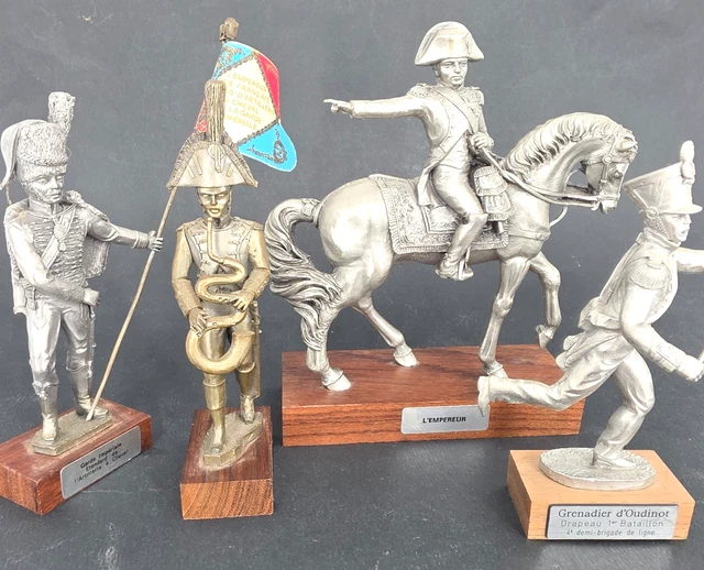 Figurine En étain Les Etains Du Prince – L'Empereur à Cheval – Baches – Occasion