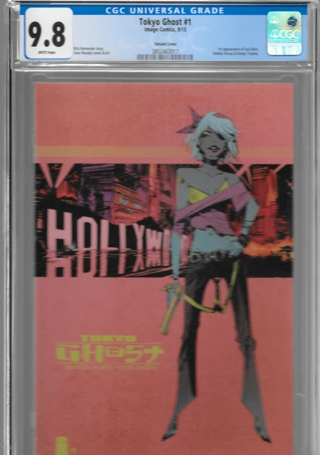 Tokyo Ghost 1 VARIANT CGC 9.8 Image Rick Remender Optioned 1st Sean Murphy 2015
