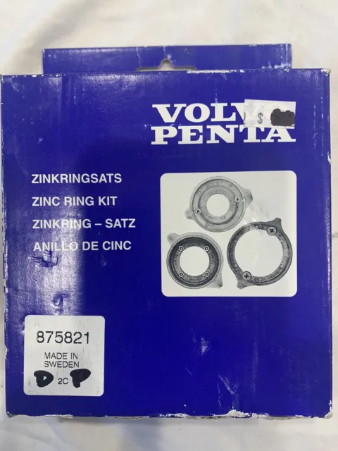 875821 Volvo Penta DP Outdrive Ring Zinc Anode