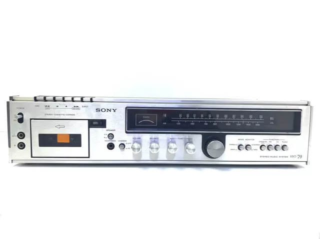 Sony Stéréo Musique System HST-79 Cassette Récepteur Vintage 1975 Working Good 2