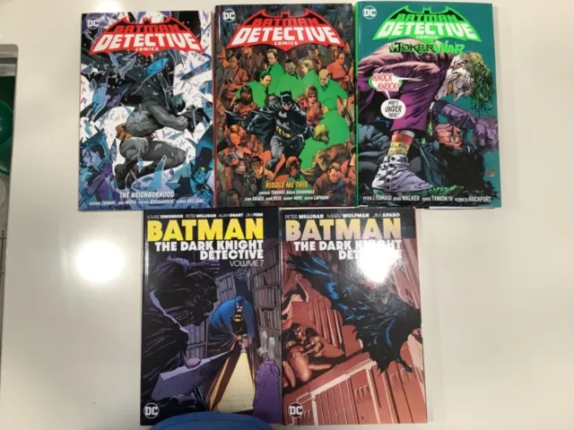 BATMAN Dark Knight Detective6/7TPB Detectives Comics 1TP4HC Joker WarHC All5 New