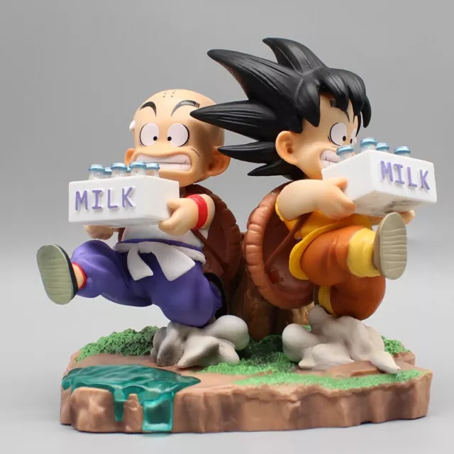 Statue Duo Figurines SON GOKU + KRILIN DRAGON BALL DBZ Haute Qualité + Boite