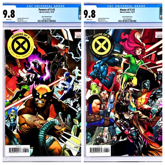 * HOUSE & POWERS of X #3 CGC 9.8 * SET (2) * Asrar Connecting Variant Wolverine