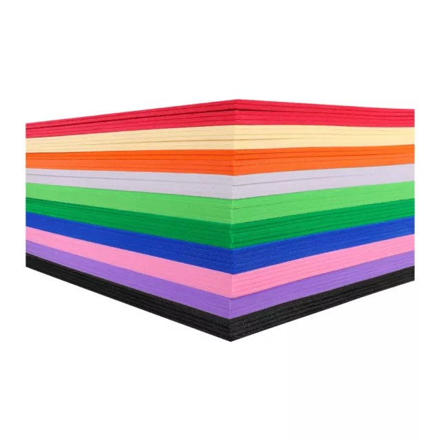 50 hojas de esponja artesanal colorido papel esponja artesanal