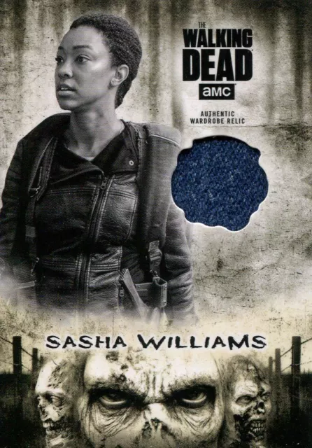 Walking Dead Hunters & Hunted Relic Card R-SWP Sasha Williams