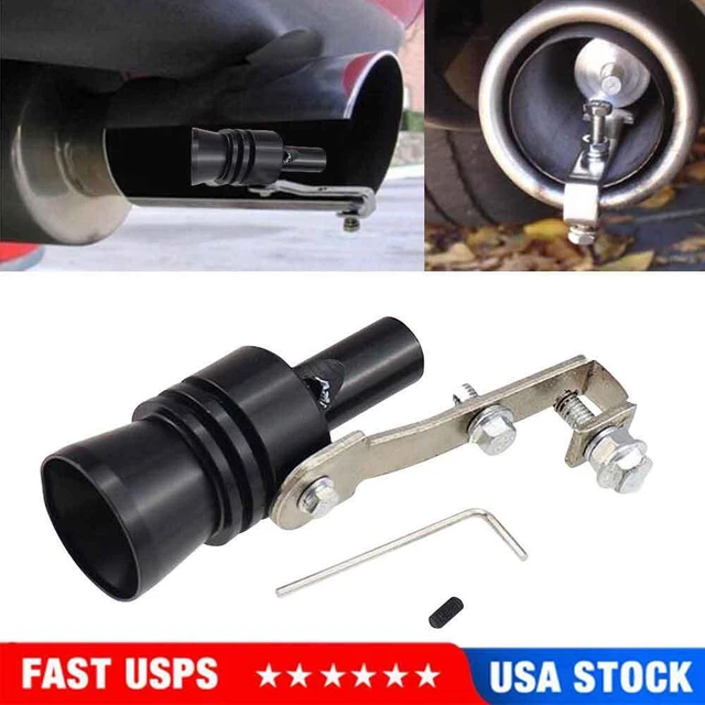 Car Turbo Exhaust Whistler Whistle Sound Dump Valve Simulator Blow Off TailpiLN