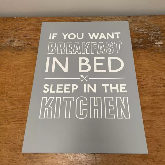 Job Lot Screen Prints 12 x Wall Art Posters Breakfast In Bed Kitchen Wholesale