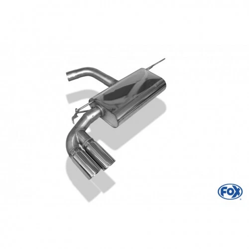 Fox Rennsportanlage 2X80Mm Typ 25 Für Seat Leon Typ 5F Sc