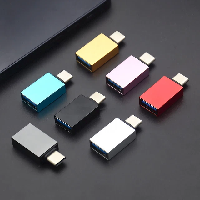Type C to USB Adapter 3.0 USB-C 3.1 Male OTG A Female Data Connector Converter
