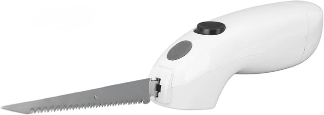 Coltello Elettrico Senza Fili DURATECH 12V - Con Lame 20 E 25 Cm, Batteria 2000mAh, Type-C, Per Pesce, Carne, Pescatori E Chef