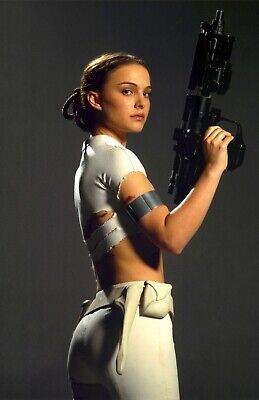 Star Wars movie poster - Attack Of The Clones - 11" x 17"  Natalie Portman (c)