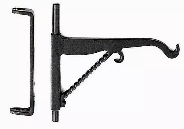 1/12TH Maison de Poupées Noir Suspendu Support