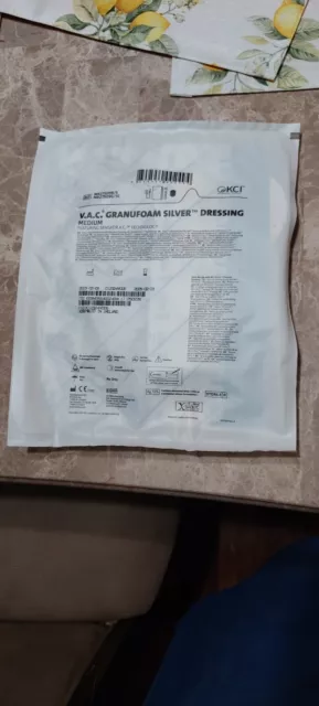 1 - V.A.C Silver Granufoam Dressing Wound Care, Medium Size, Sealed, SINGLE ITEM