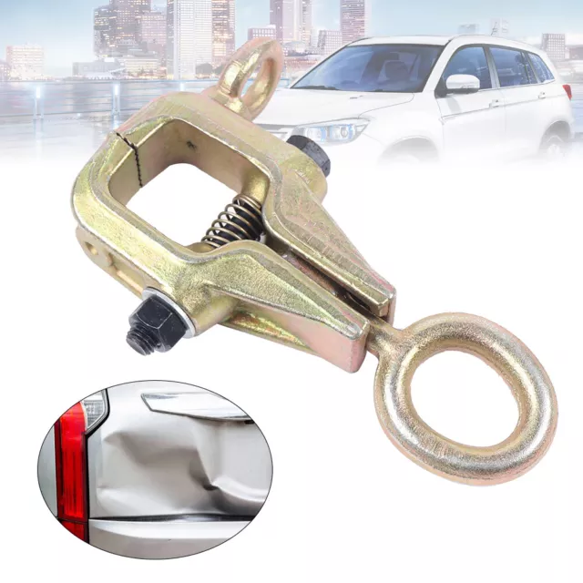10000lbs 2 Way Self-Tightening Car Body Repair Pull Clamp Grip Frame Dent Puller
