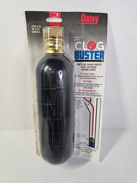 Oatey Clog-Buster Gel/Tool Drain Cleaner 4 to 6 in. waste lines
