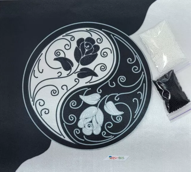 Kit de bordado de cuentas Yin Yang DIY Craft Kit estampado bordado Bead sl-3143