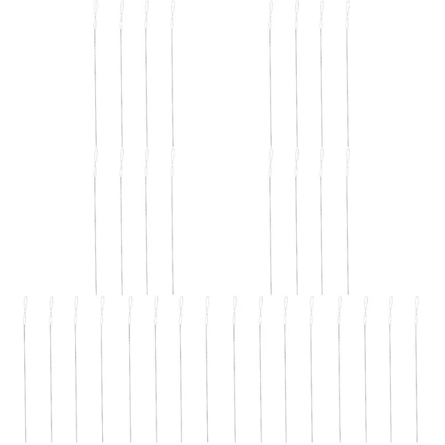 8x Agujas de costura manual Costura Agujas Alambre Cuentas Agujas