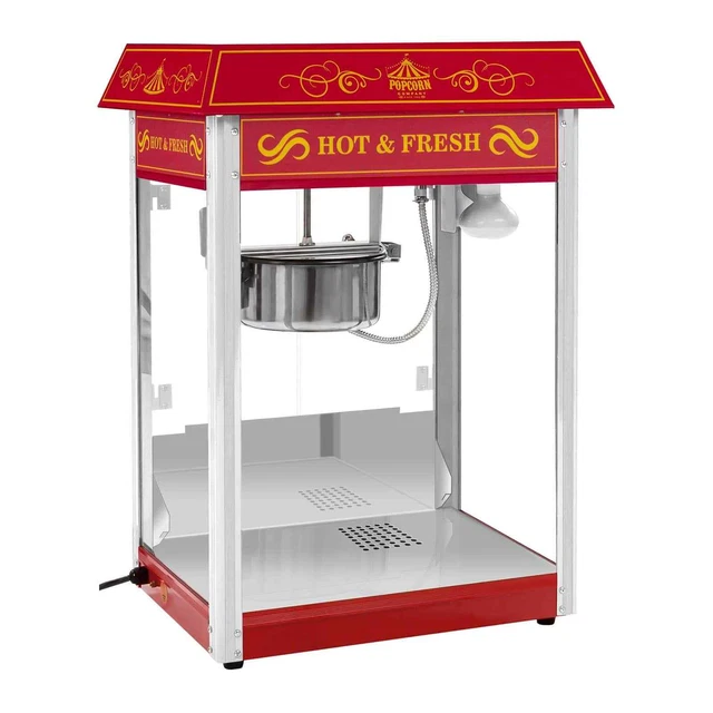 Popcornmaschine Popcornautomat Popcorn Maschine Popcornmaker Us Design Rot 230 V