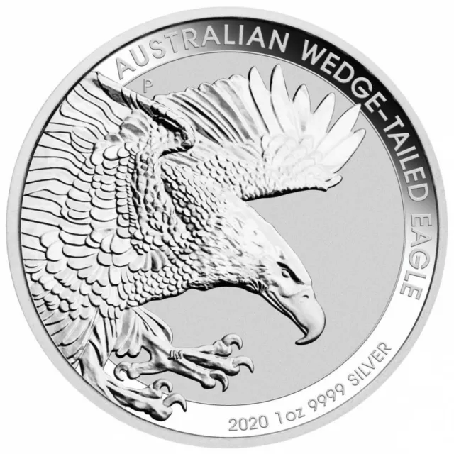 1 Dollar Australia 2020 Wedge Tailed Eagle onza Plata pura silver