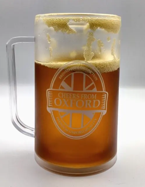 NOVELTY SOUVENIR Greetings From Oxford Fake PINT Glass BEER
