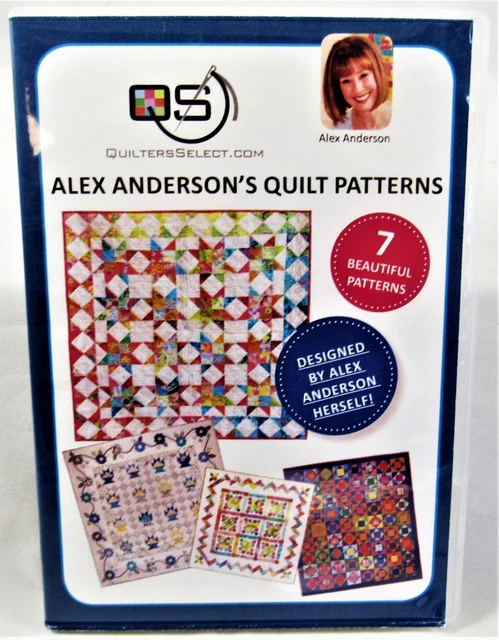 Alex Anderson CD-ROM Siete Patrones de Edredón Diseños Originales Edredones Seleccionados En Muy Muy En Muy Muy Muy Muy Muy En Muy Muy Muy Bien