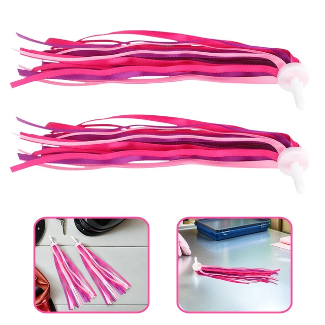 Banderoles De Guidon Vélo Enfants BOXOB – 27,5 Cm, Pompons Colorés, Décoration Amusante Garçons/filles