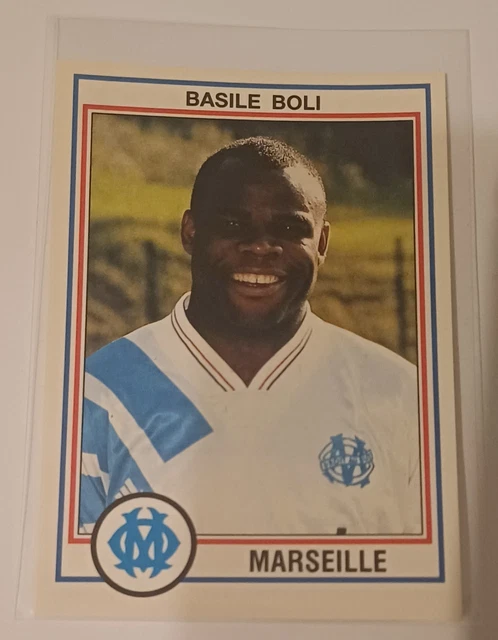 Image Sticker Vignette Cromo n°102 Basile BOLI Marseille OM