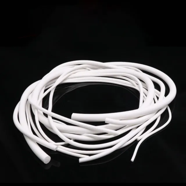 Cordón de esponja de goma blanco tiras de espuma junta redonda revestimiento Φ 2-25mm