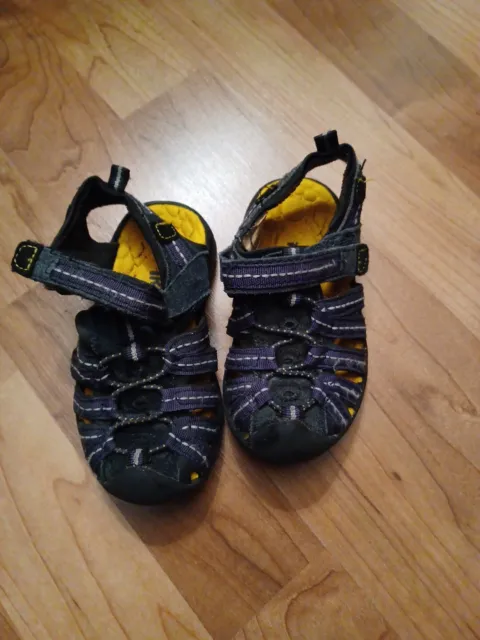Circo Toddler Boys Size 6 Black/Navy Hiking Sport Sandals Leather