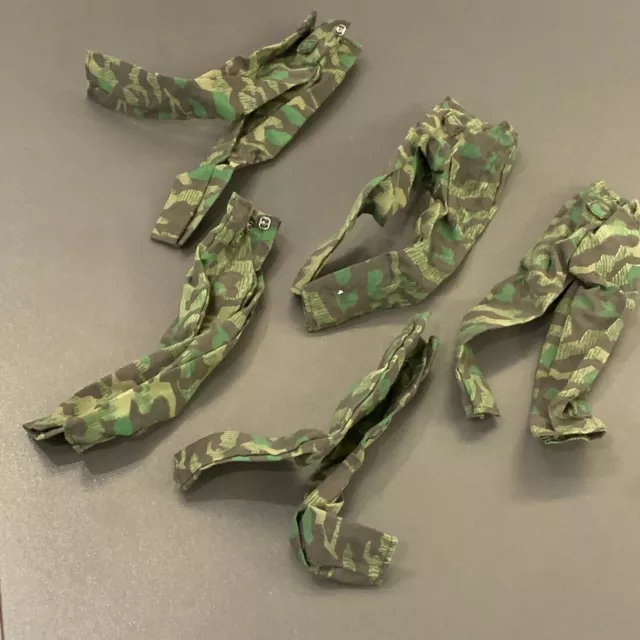 5 PIEZAS Pantalones Camuflados Alemanes Escala 1:6 Segunda Guerra Mundial para Soldado Dragón Gi Joe de 12""