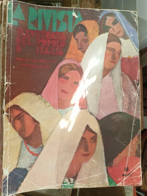 La Rivista Illustrata Del Popolo d'Italia Aprile 1930 futurismo