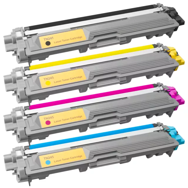 4x Toner für Brother TN-241/245 XXL HL-3140 CW MFC-9335 CDW HL-3170 CDW 2