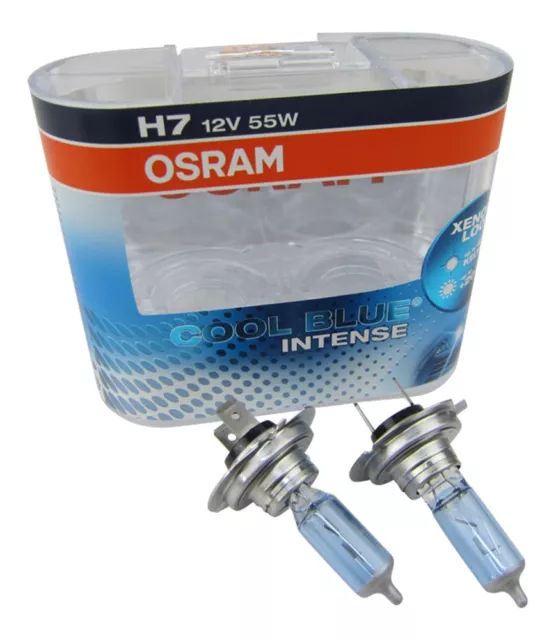 OSRAM H7 Cool Blue ADVANCE Scheinwerfer Lampe MEGA Weiss 5000K GLÜHBIRNEN  DUOBOX