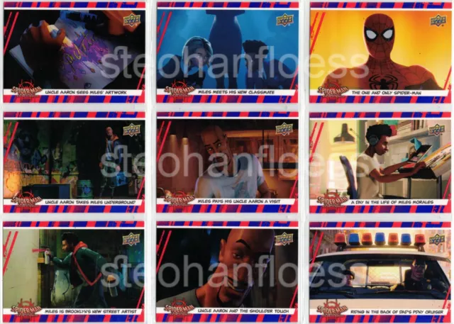 Spider-Man Into the Spider-Verse Complete Red Set 1-90 It's Proprietary 1-10
