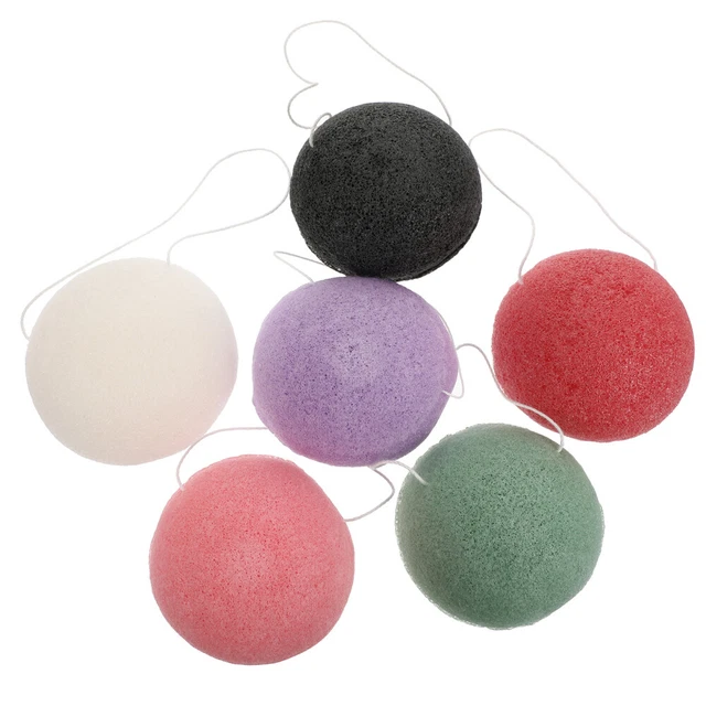Körperpuffer Peeling – Doppelpack, 55 G, Grün/weiß, Mit Saugnapf, Für Badewanne & Dusche