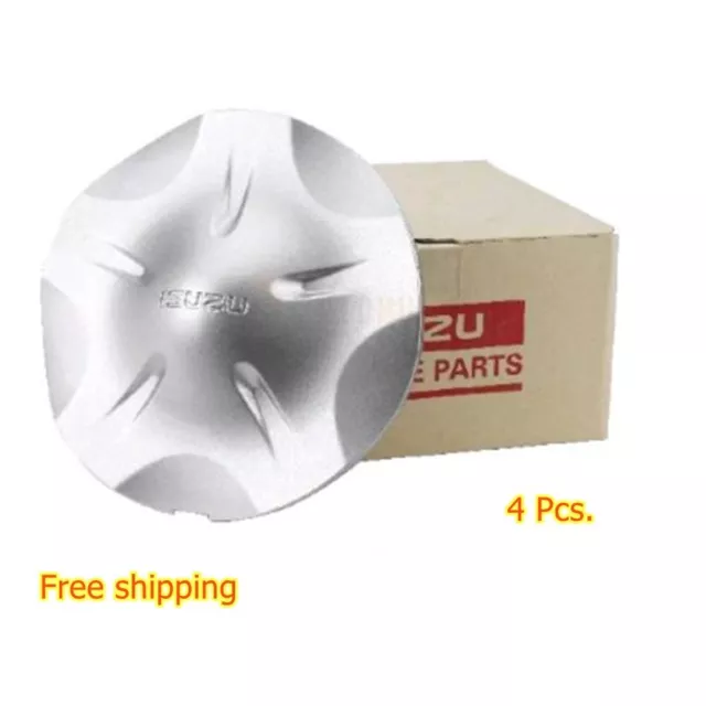 Hub Center Cap ISUZU D-Max V-cross 17" Set 4X Genuine Cover Wheel Silver PICK-UP