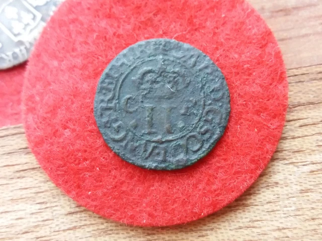 Charles I Turner Twopence 2d Scotland 0.761 Grams R01FF