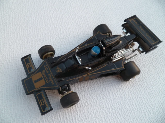 Circuit électrique Voiture Polistil Lotus F1 Années 70 - 1:43 - Fonctionne - Occasion Très Bon état