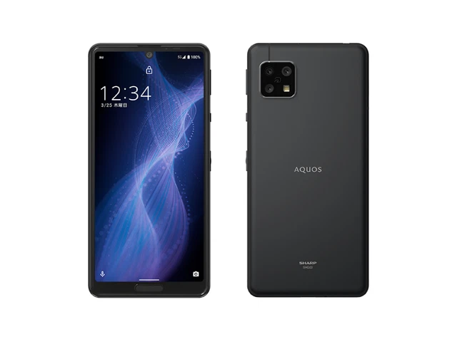 SHARP AQUOS SENSE5G SHG03 Black SmartPhone Android Unlocked JAPAN