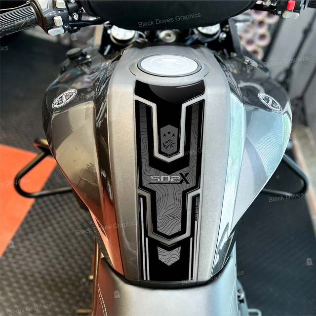 Labelbike - Protector De Gel 3D Para Tanque Lateral Para Motocicleta