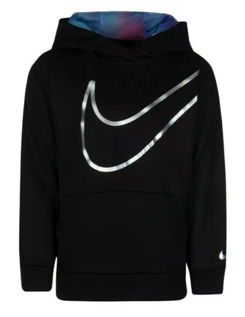 Nike Little Girls Therma-FIT Logo-Print Hoodie - Size 6 - NWT - MSRP$44.00