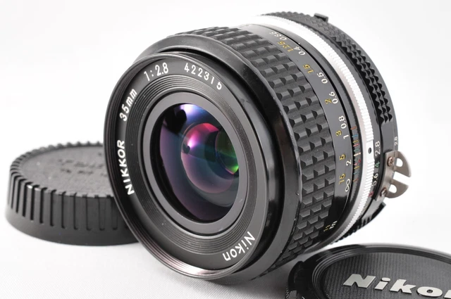 [N Mint] Nikon Nikkor Ai 35mm f/2.8 Wide Angle MF Prime Lens from Japan 50935